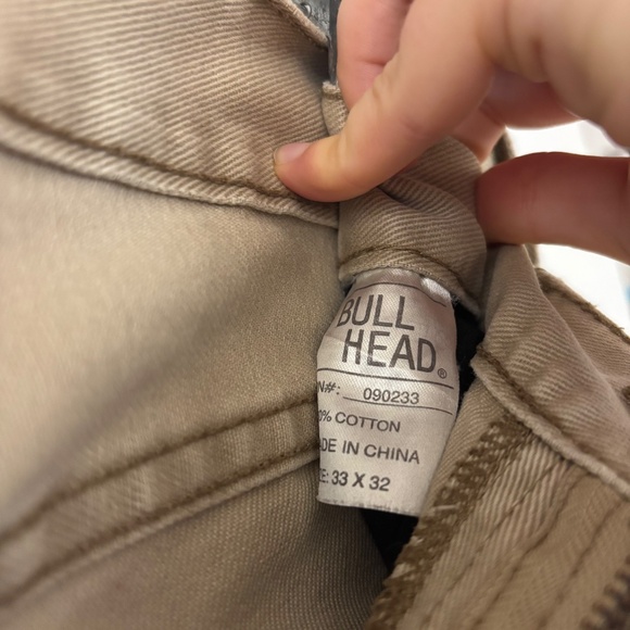 Bull Head Gravels Slim Tan Denim Jeans - Picture 7 of 11